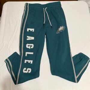 Men's NFL Team Apparel Philadelphia Eagles S Cotton Blend Green Sweatpants